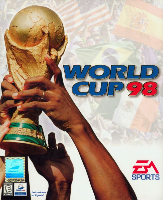 World Cup 98 box art for Playstation
